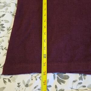 Flag and Anthem Men's Half Zip Sweater S Burgundy Pullover Business Casual
